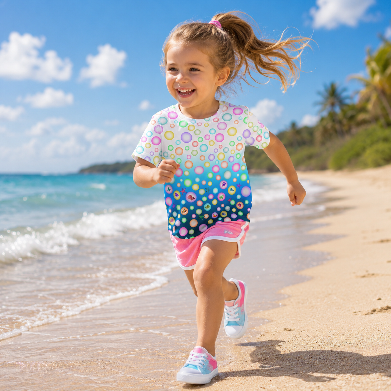 Bubbles Sea Animals Kids Sports Jersey