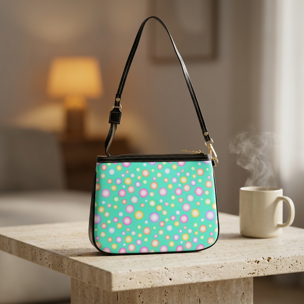 Green Bubbles Shoulder Bag