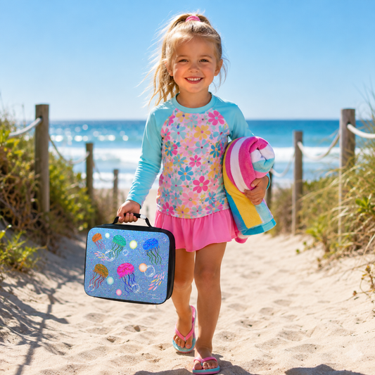 Colorful Jellyfish Lunch Bag