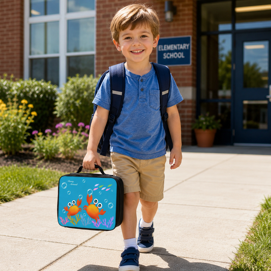 Crab Blue Ocean Lunch Bag