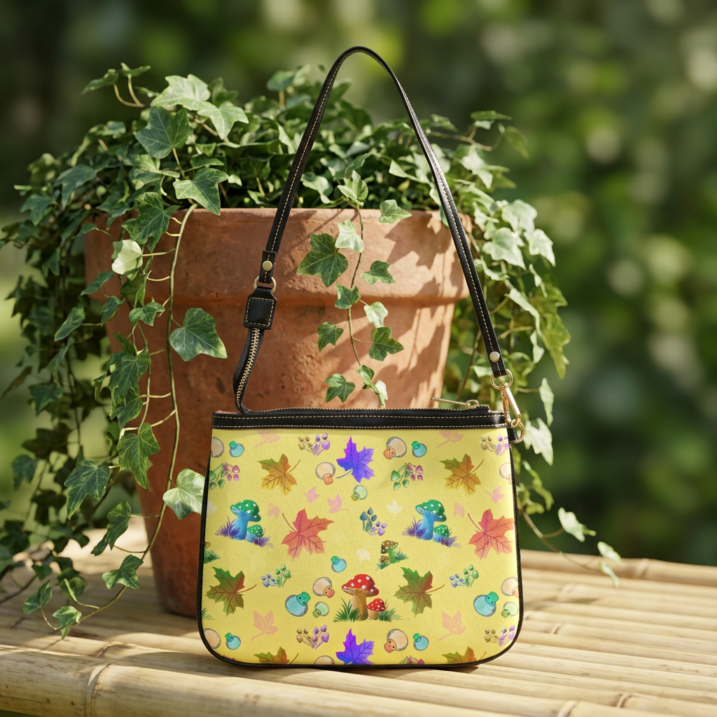 Yellow Mushroom Shoulder Bag