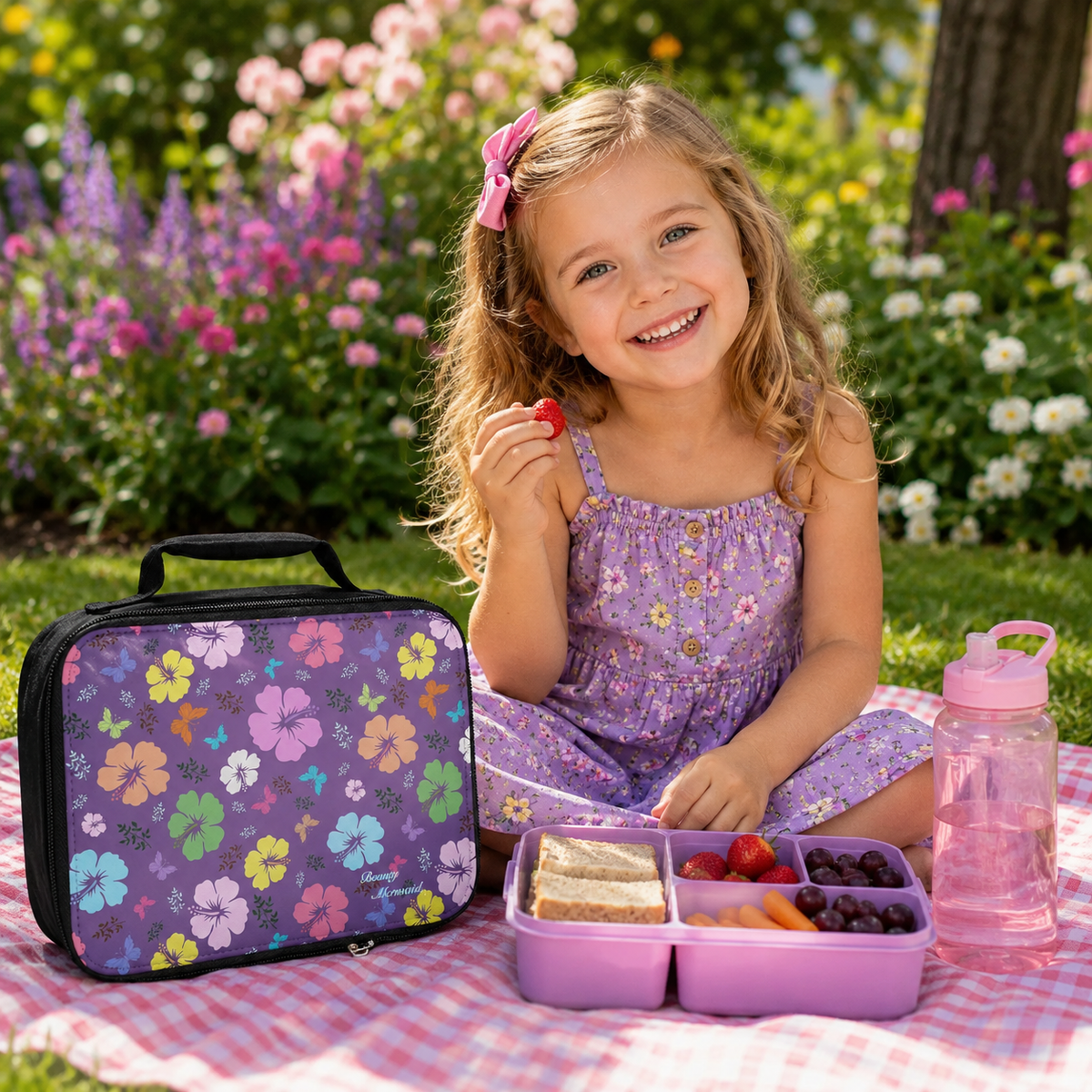 Floral Butterflies Lunch Bag