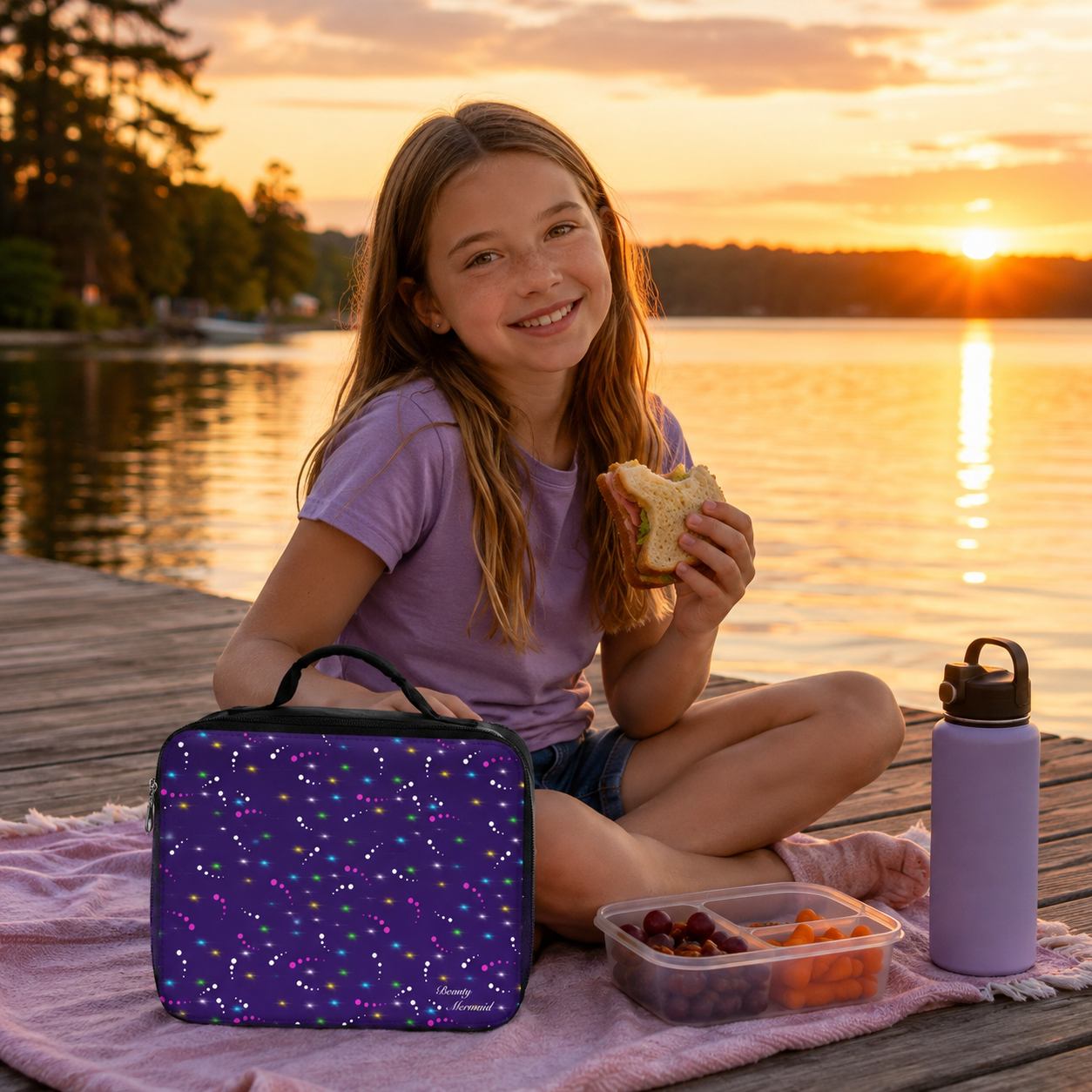 Shiny Star Lunch Bag
