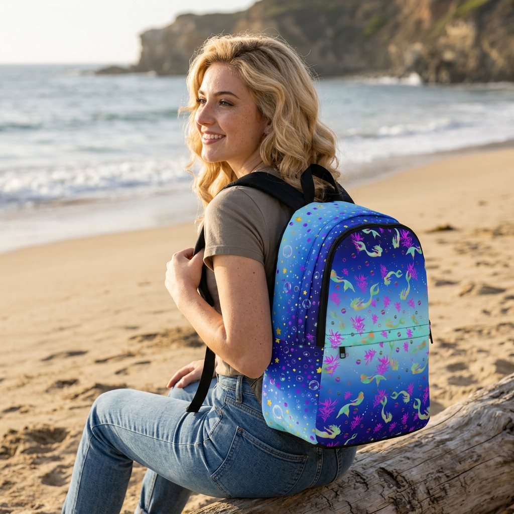 Mermaid Deep Ocean Backpack
