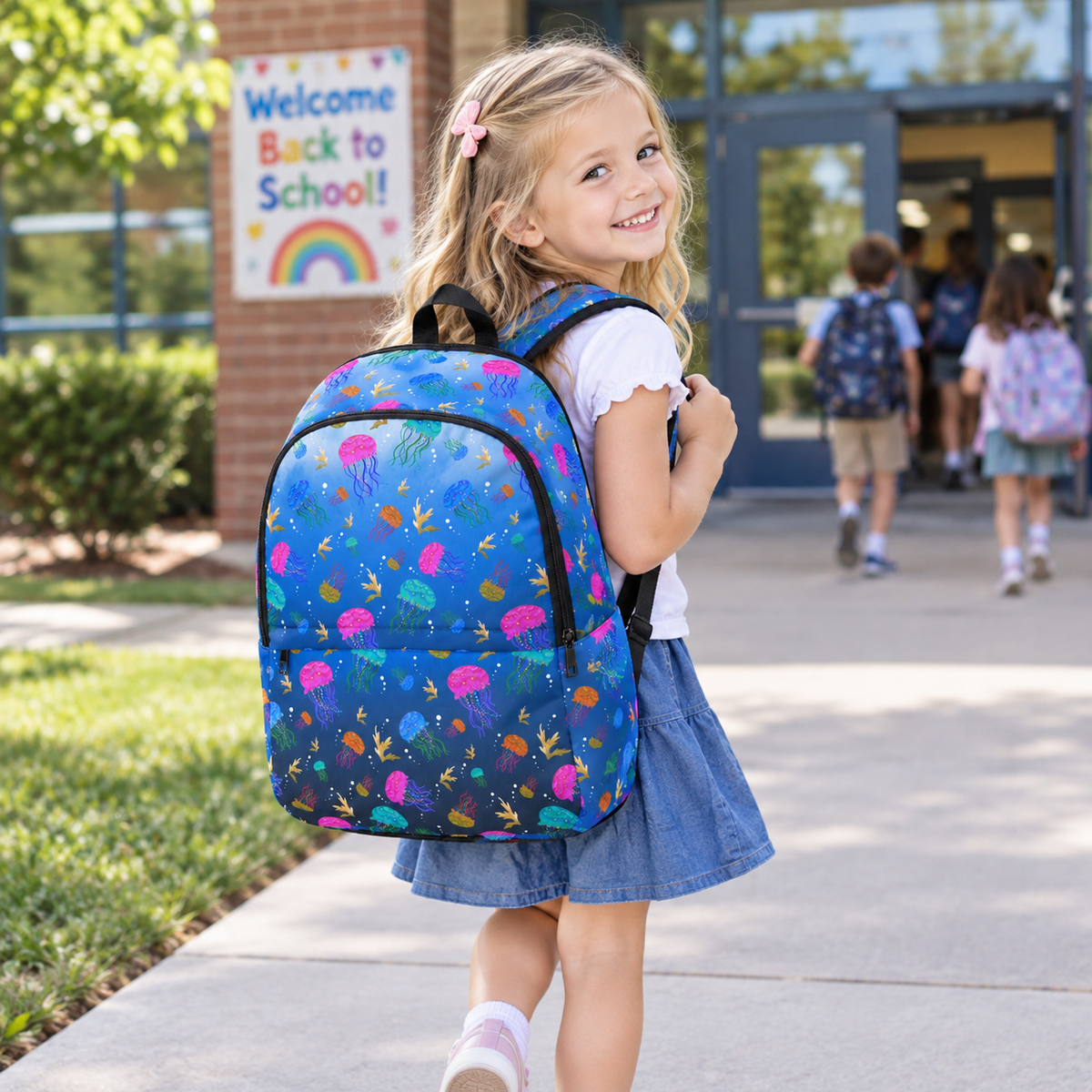 Colorful Jellyfish Backpack