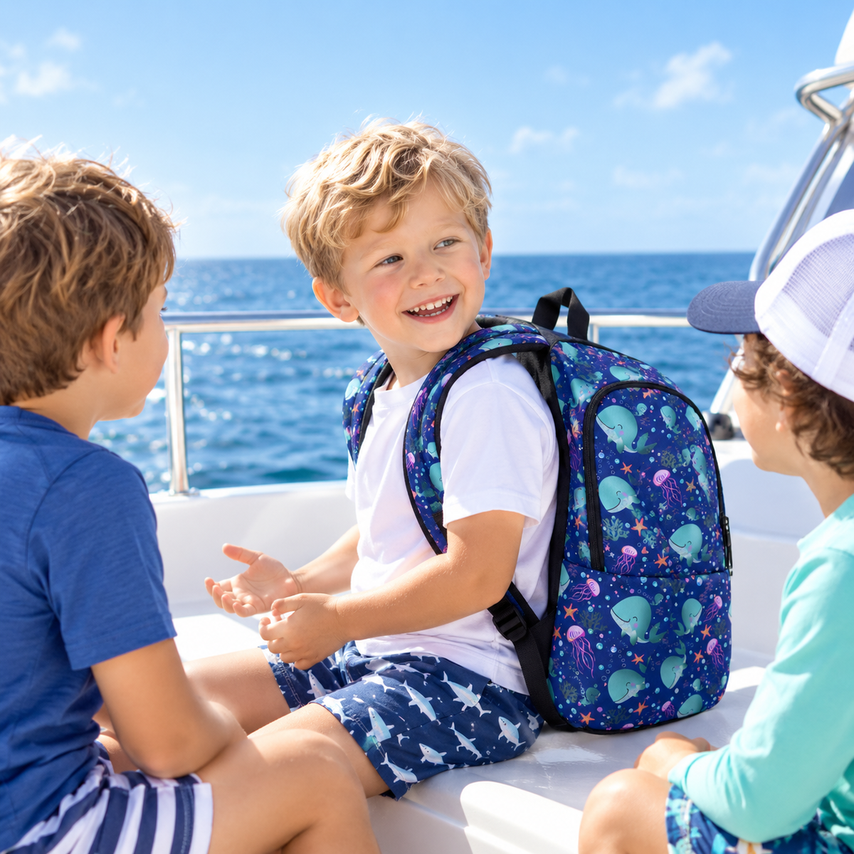 Blue Whale Backpack