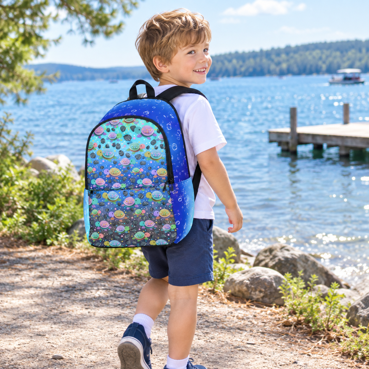 Colorful Turtle Backpack