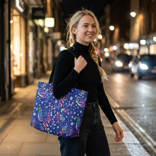 Colorful Floral Paisley Weekender Tote Bag