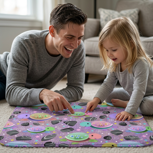 Turtle Purple Bath Mat