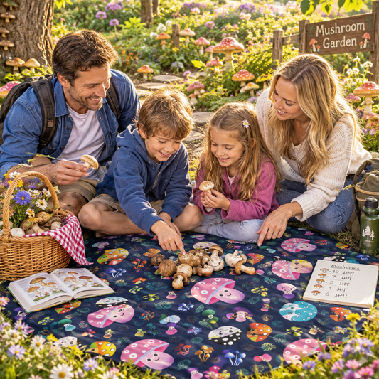 Mushroom Picnic Blanket
