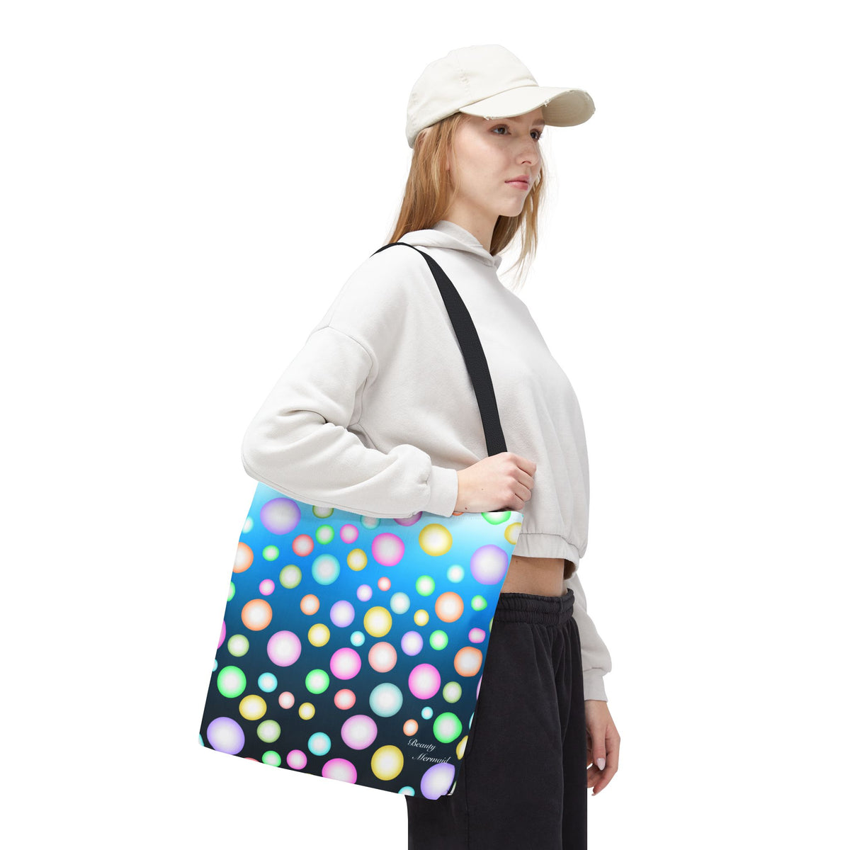 Blue Bubbles Tote Bag