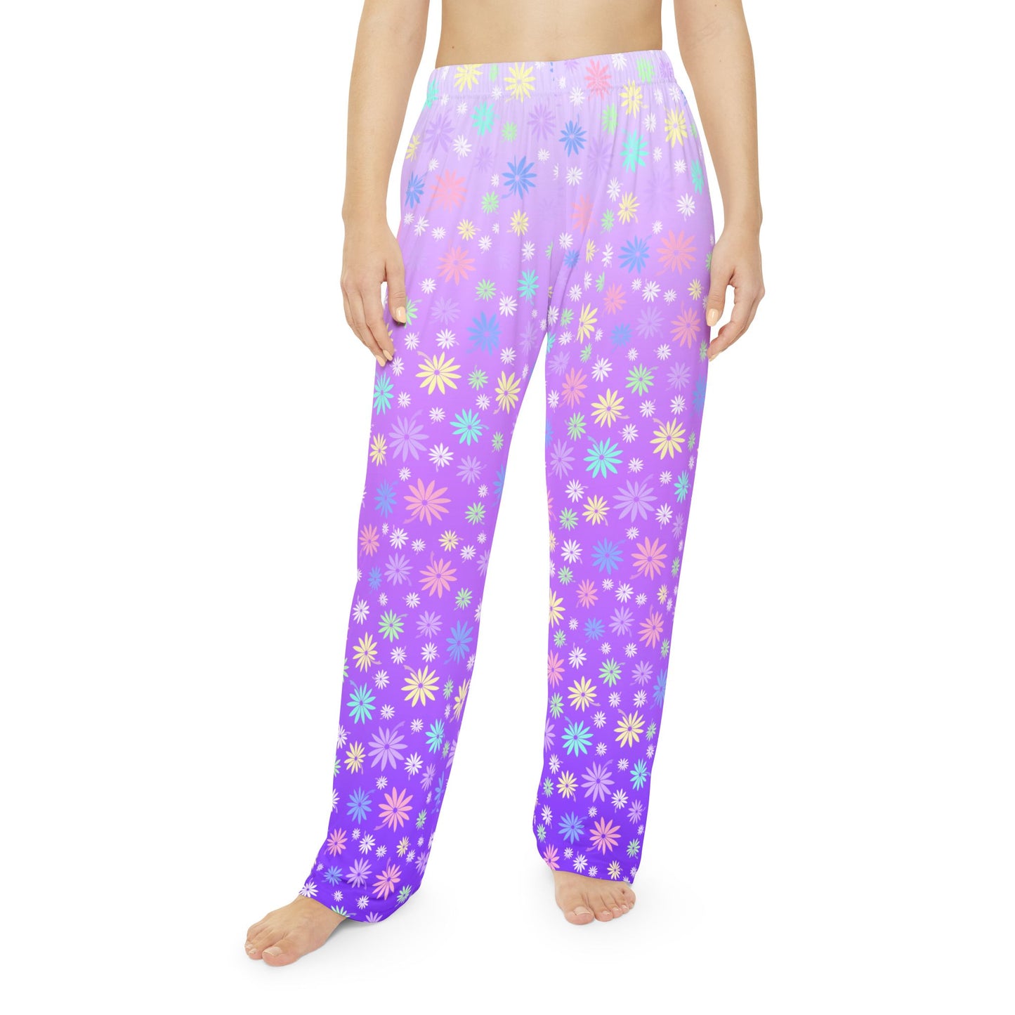 Flower Purple Women's Pajama Pants