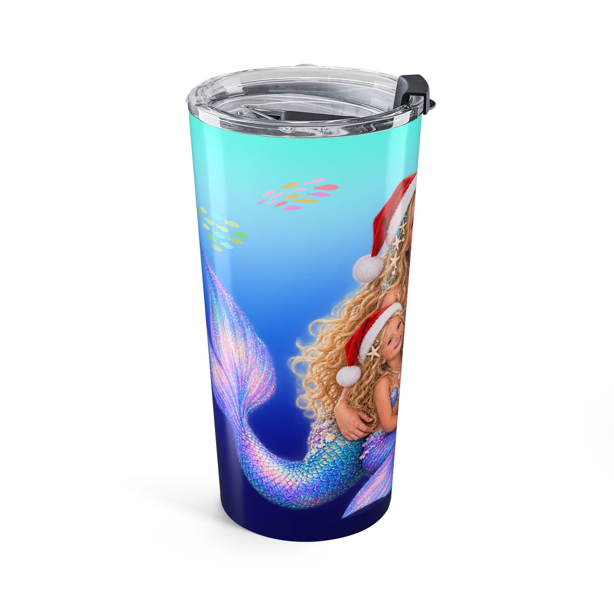 Christmas Mermaid Family Tumbler 20oz