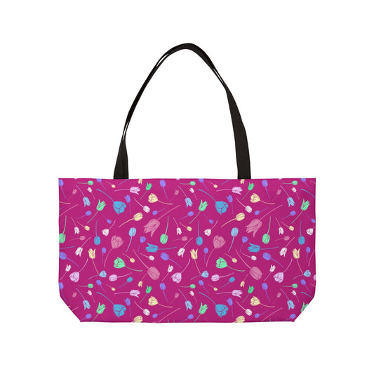 Pink Tulip Tote Bag