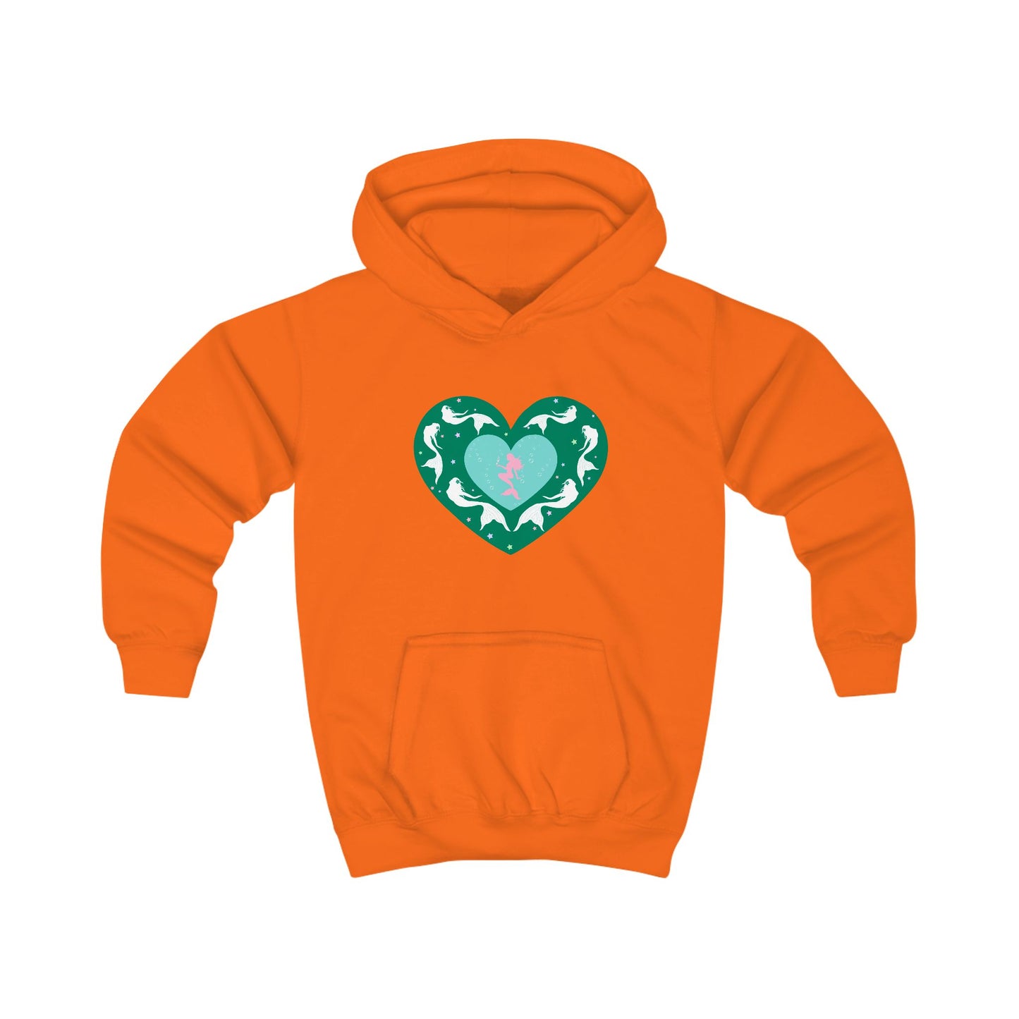 Mermaids Heart Kids Hoodie