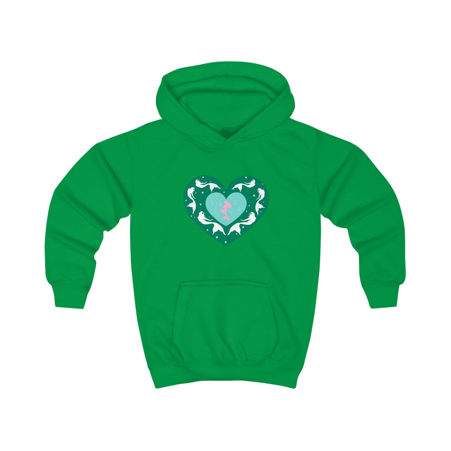 Mermaids Heart Kids Hoodie