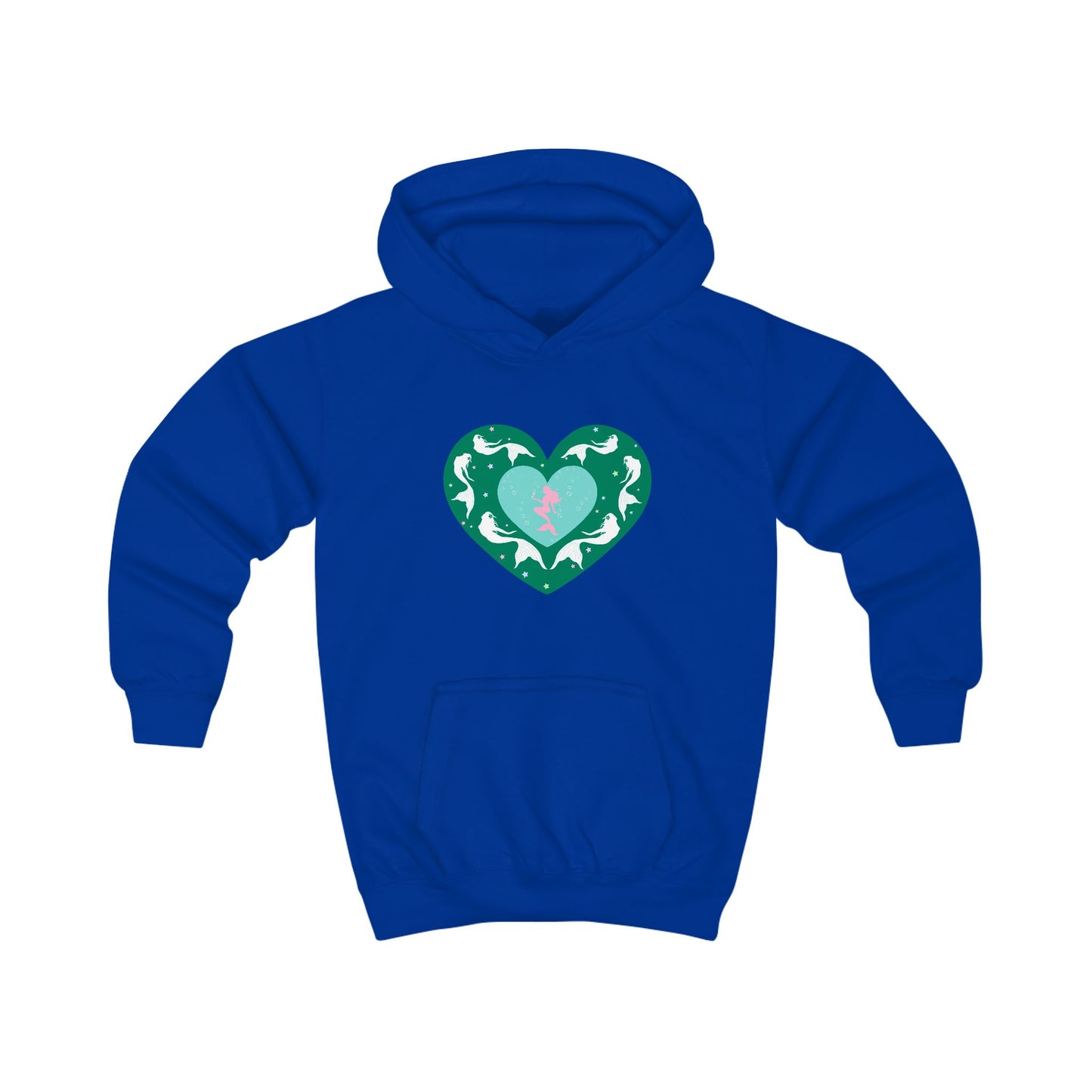 Mermaids Heart Kids Hoodie