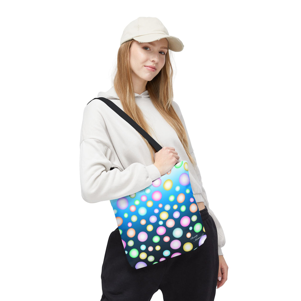 Blue Bubbles Tote Bag