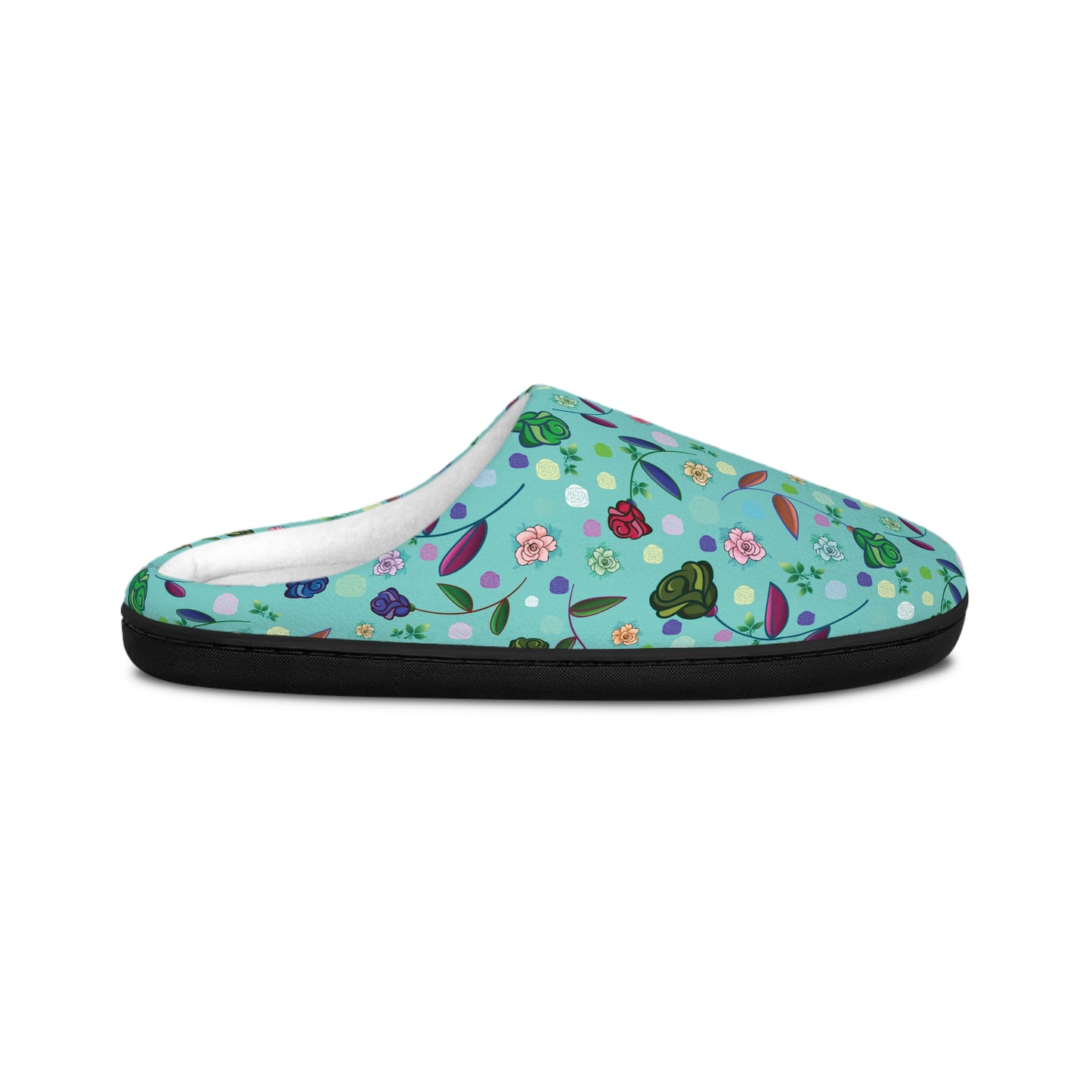 Rose Women's Indoor Slippers Green