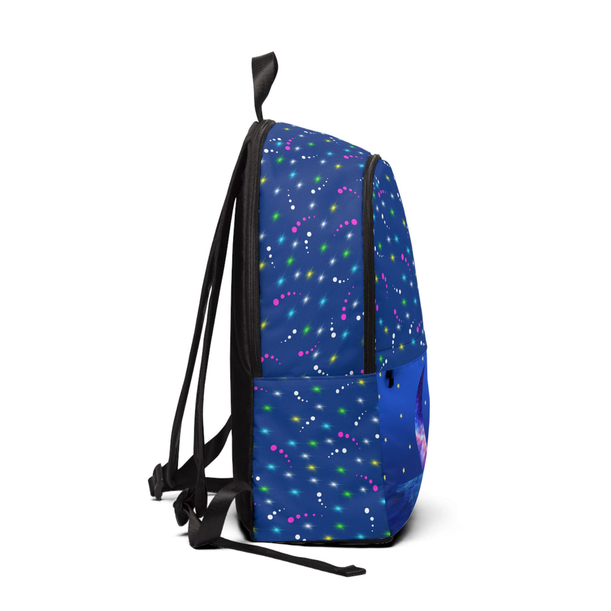 Mermaid Starry Moon Night Backpack