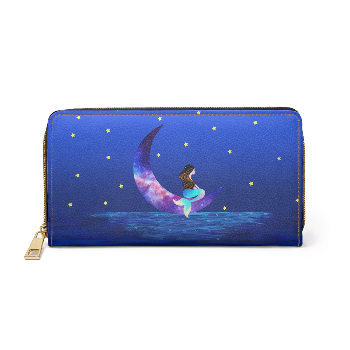 Mermaid Moon Star Zipper Wallet