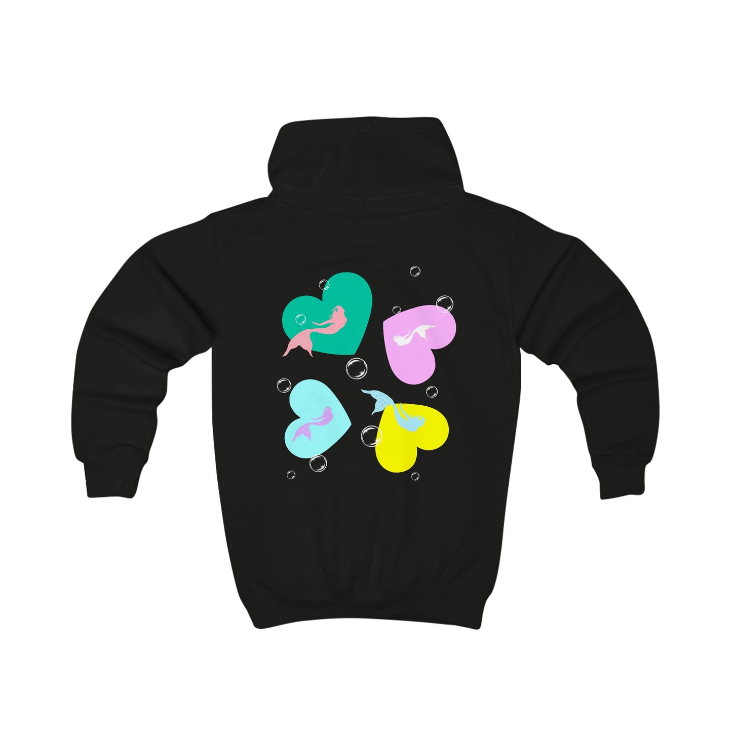 Mermaids Heart Kids Hoodie