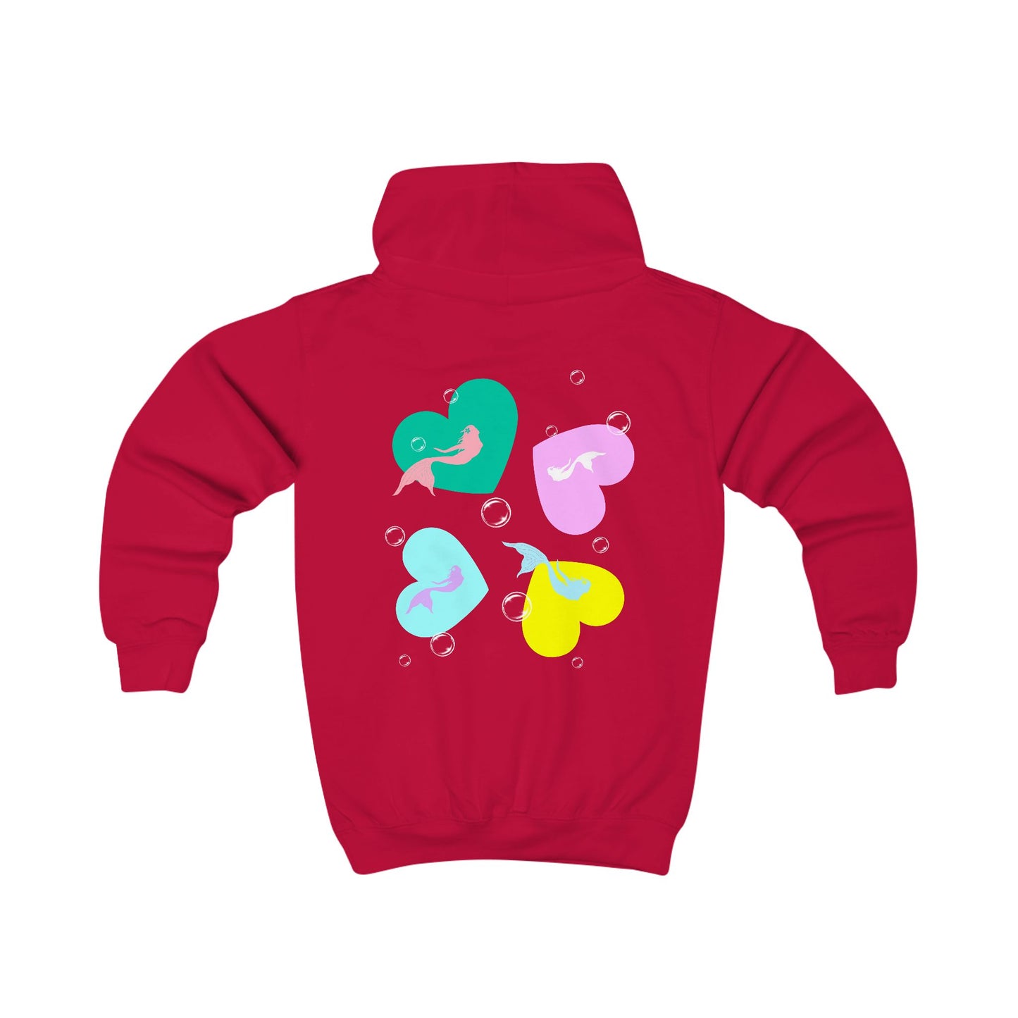 Mermaids Heart Kids Hoodie