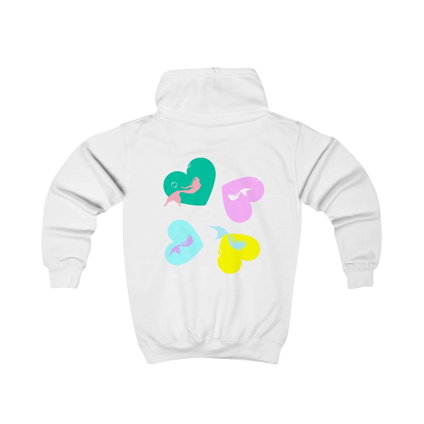 Mermaids Heart Kids Hoodie