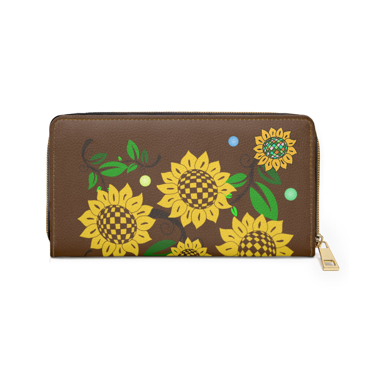 Sunflower Zipper Wallet