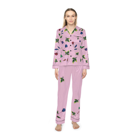 Rose Satin Pajama Pink