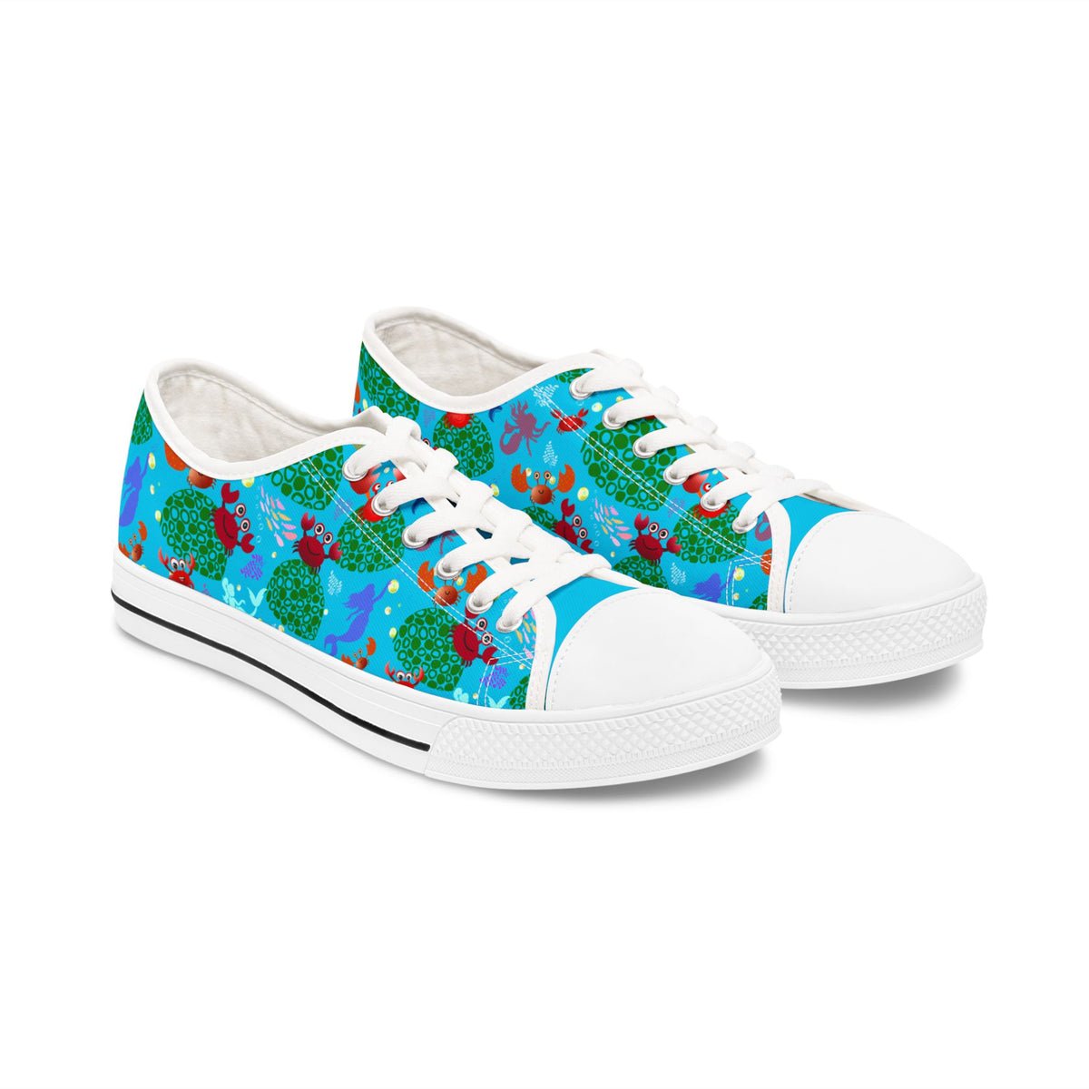 Crab Mermaid Women's Sneakers