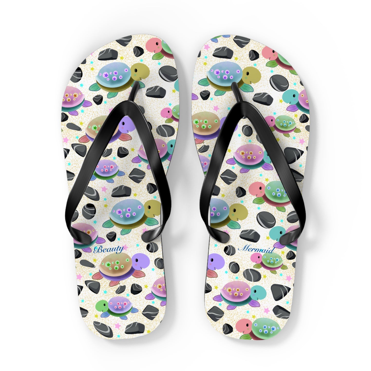 Turtle Flip Flops Yellow Sand