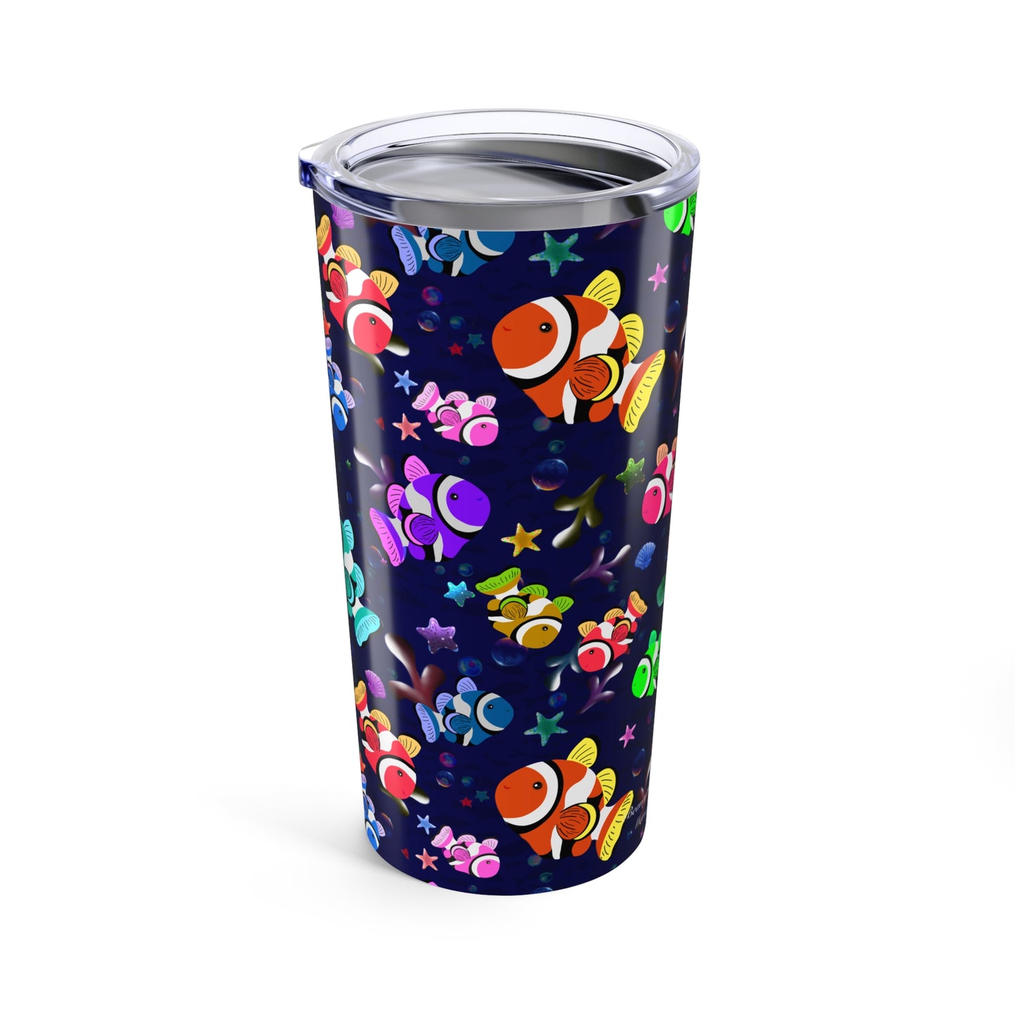 Colorful Clownfish Tumbler 20oz