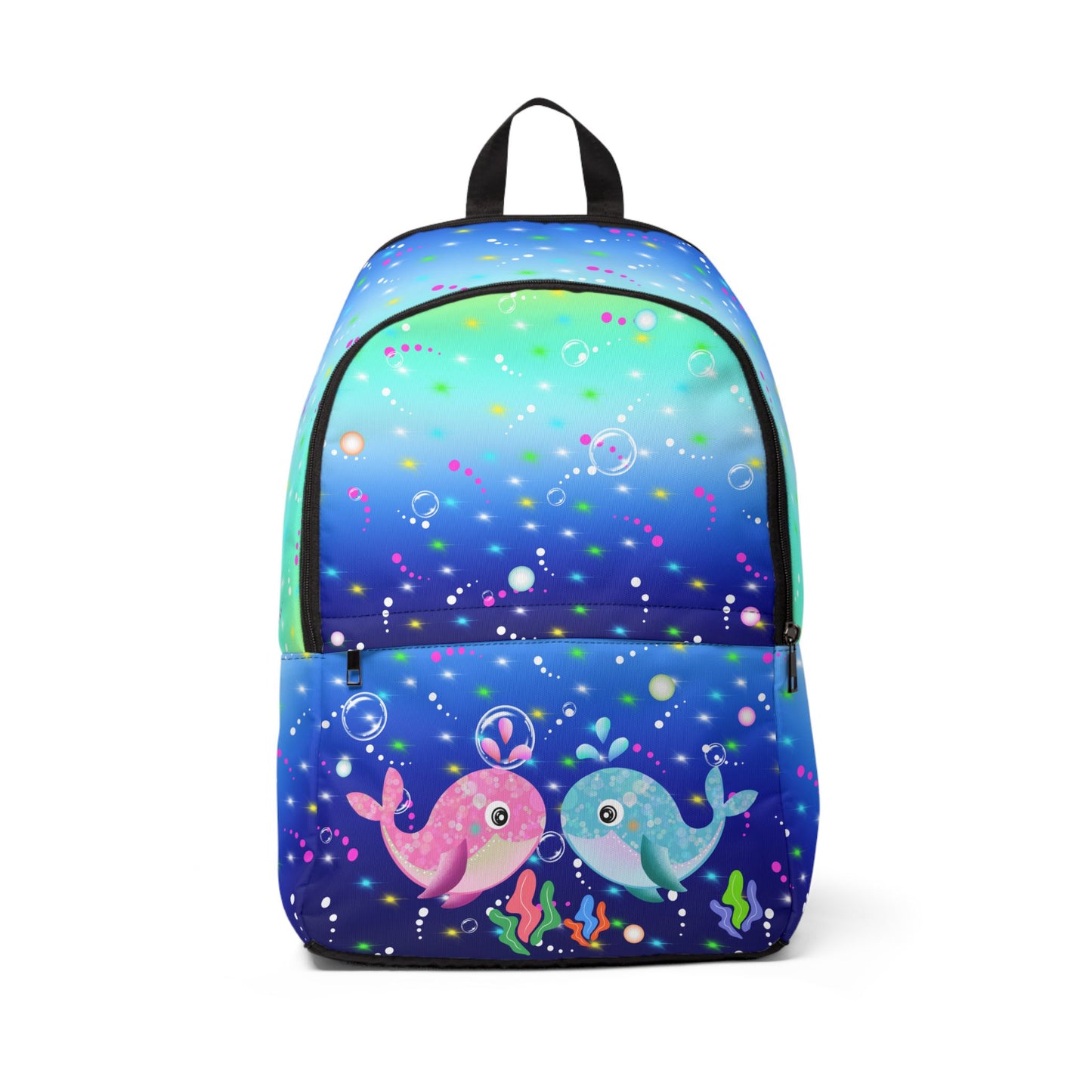 Shiny Ocean Whales Backpack