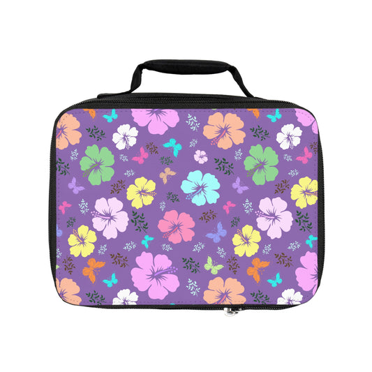 Flowers with Butterflies Lunch Bag