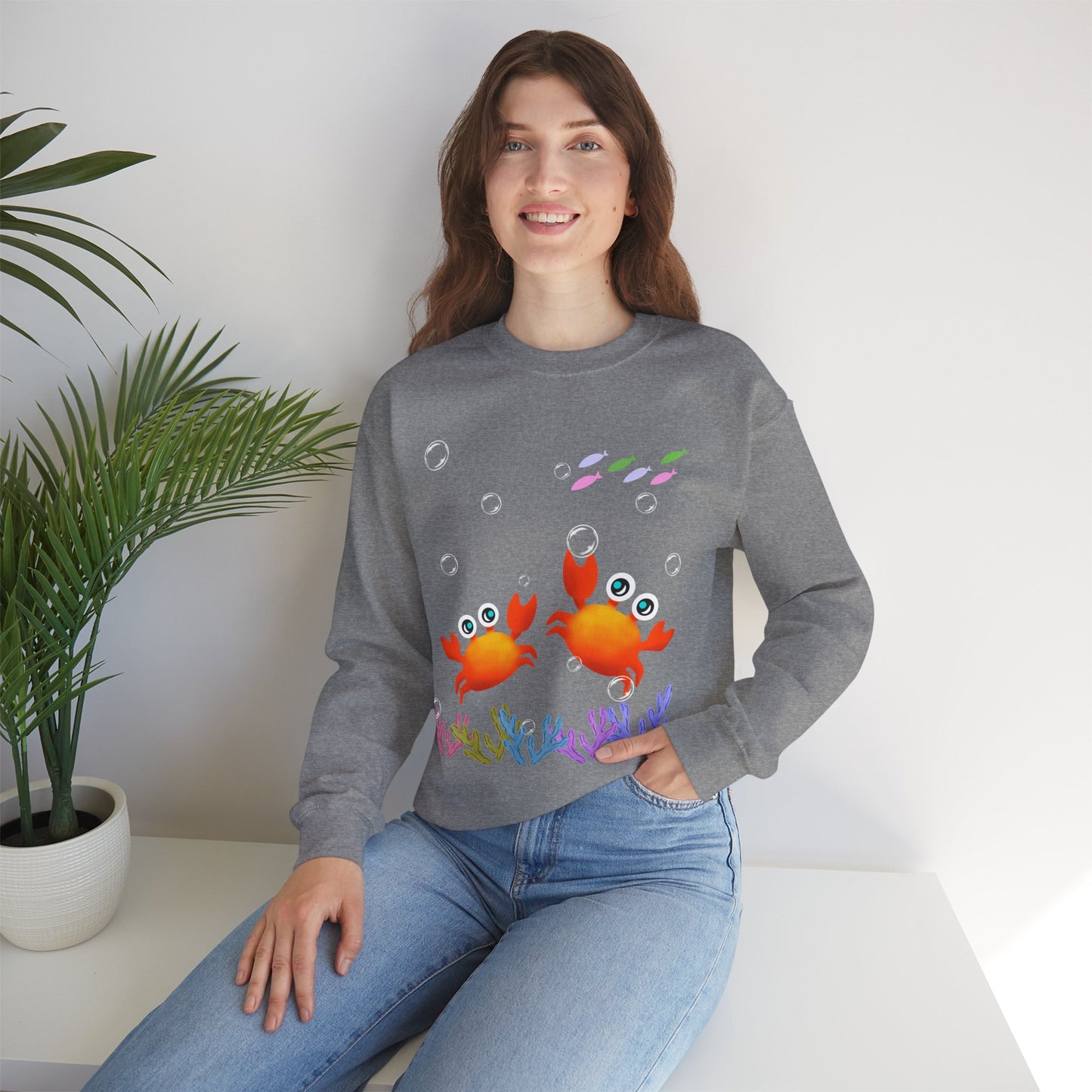 Crab Crewneck Sweatshirt