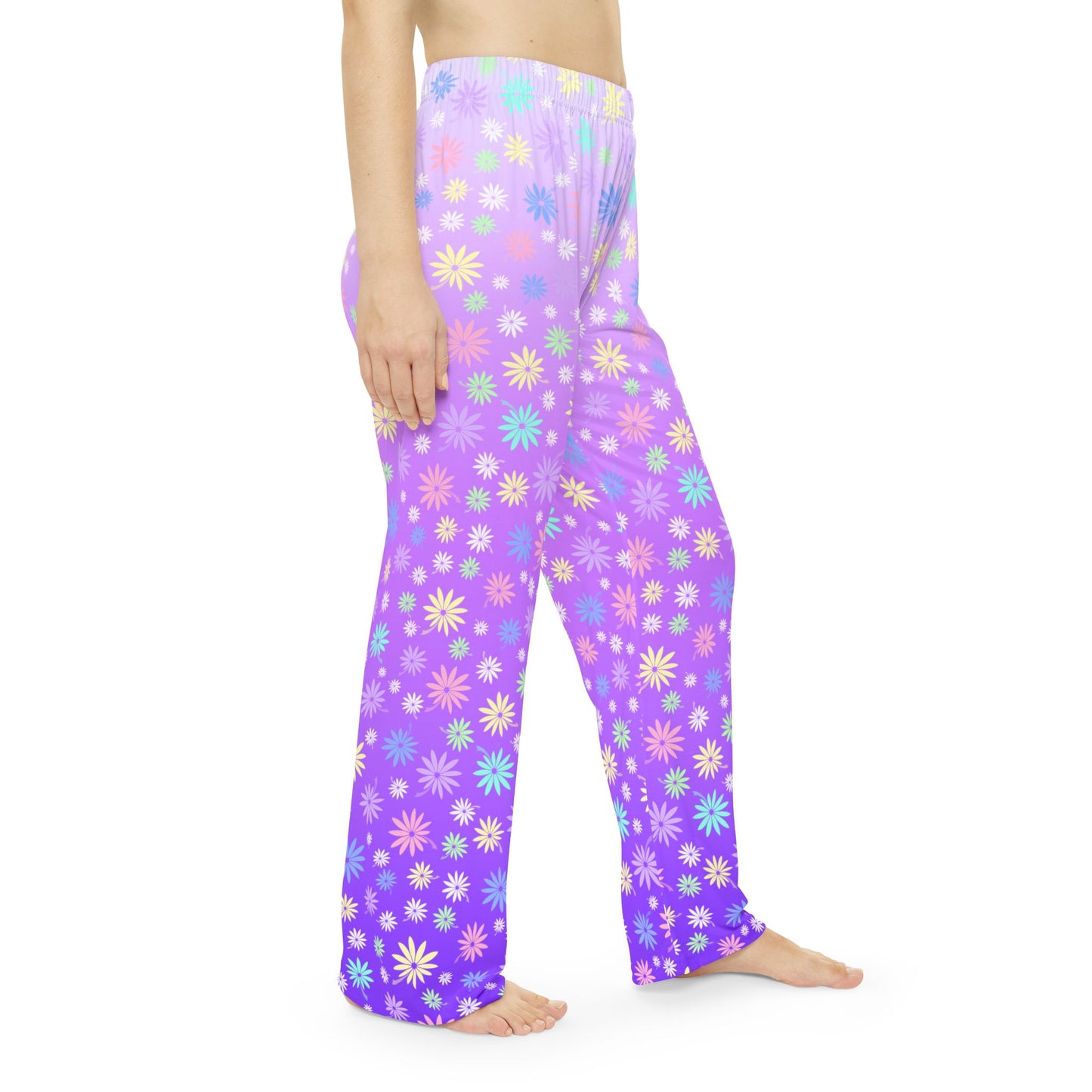 Flower Purple Women's Pajama Pants