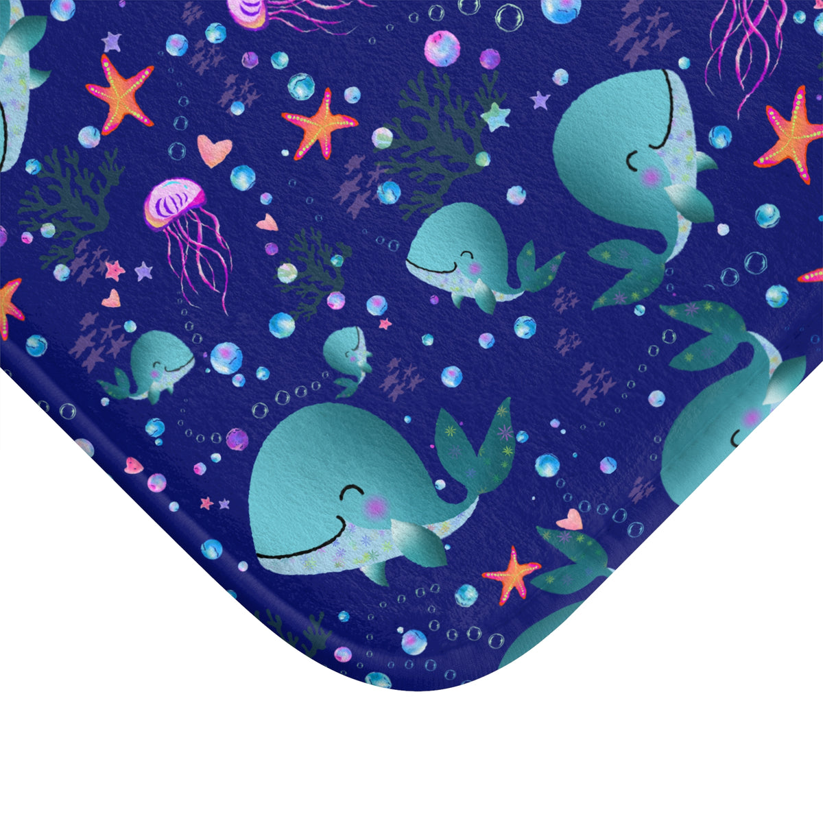 Blue Whale Bath Mat