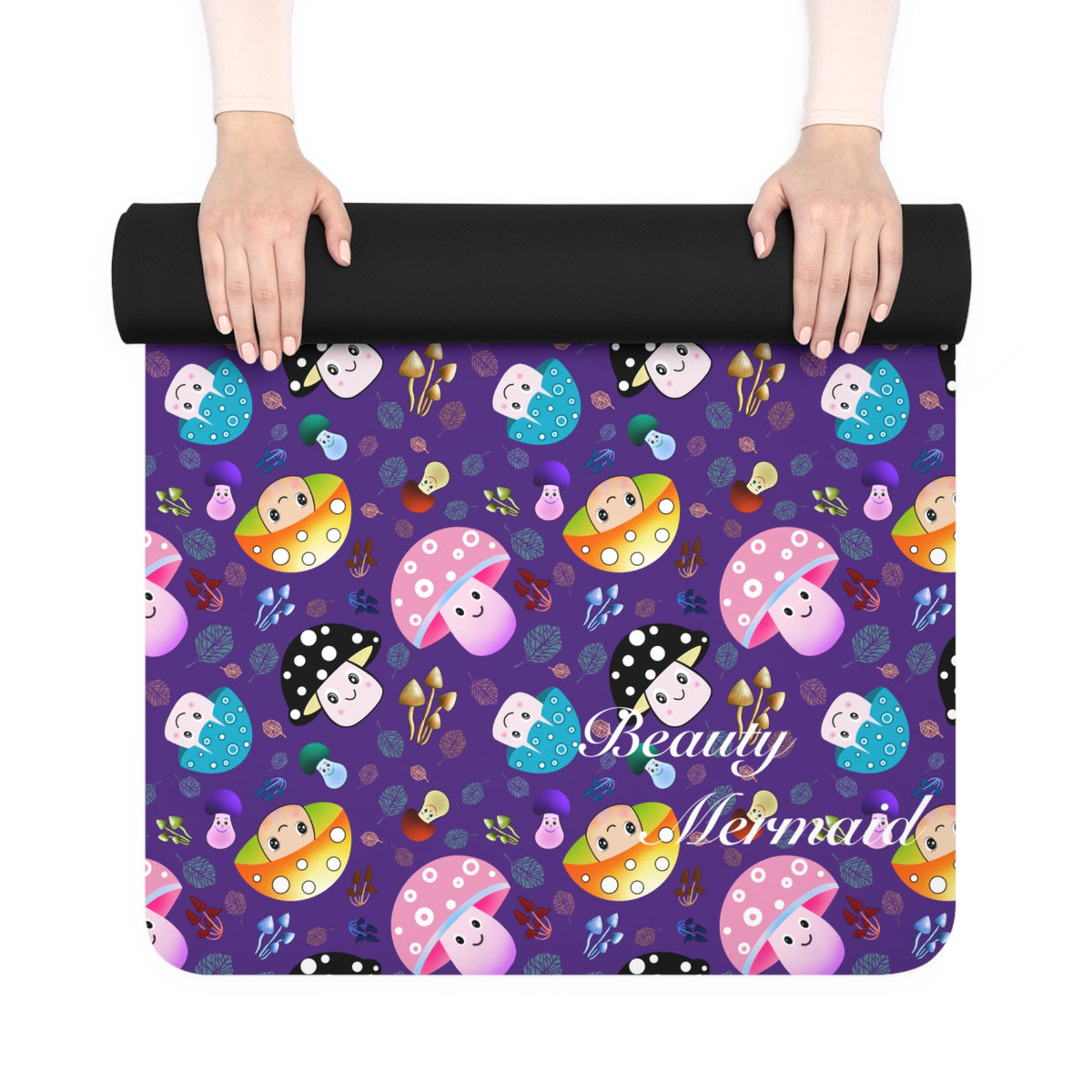 Mushroom Purple Yoga Mat