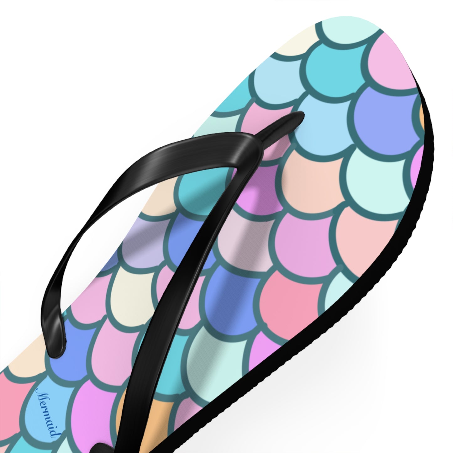Mermaid Scale Flip Flops
