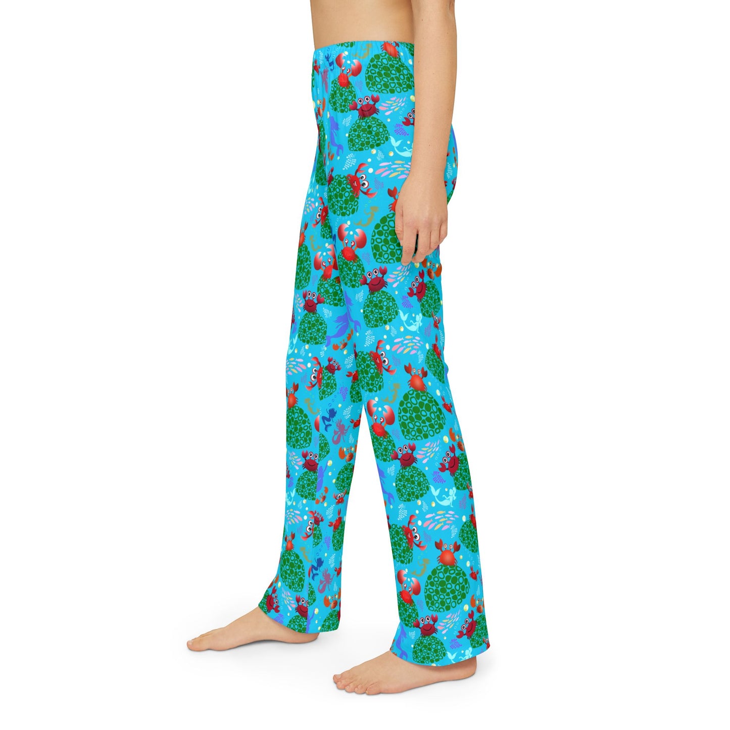 Crab & Mermaid Kids Pajama Pants