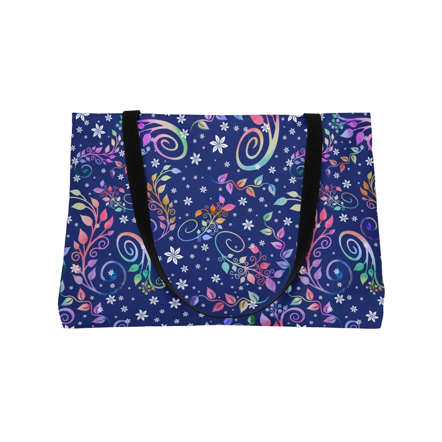Colorful Floral Paisley Weekender Tote Bag