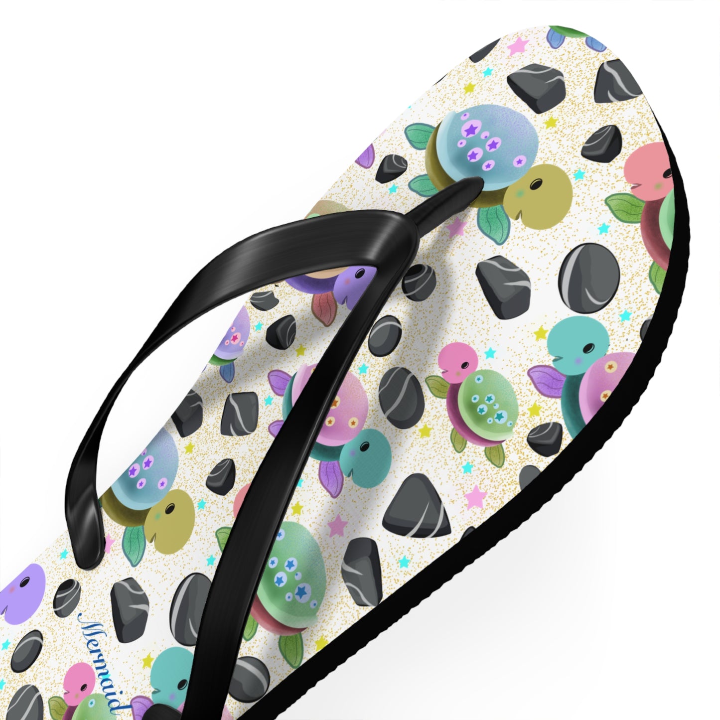 Turtle Flip Flops Yellow Sand