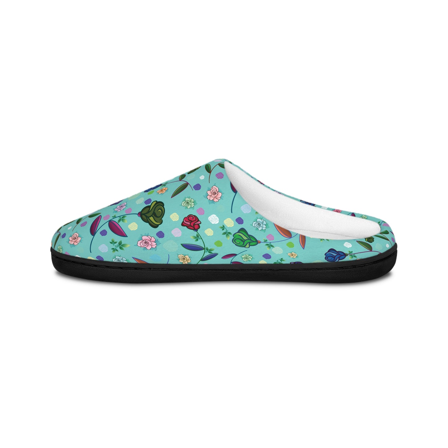 Rose Women's Indoor Slippers Green