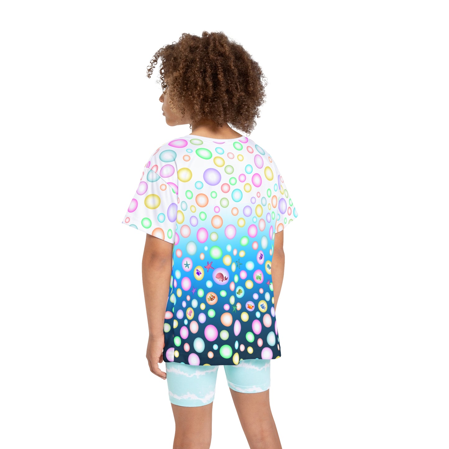 Bubbles Sea Animals Kids Sports Jersey