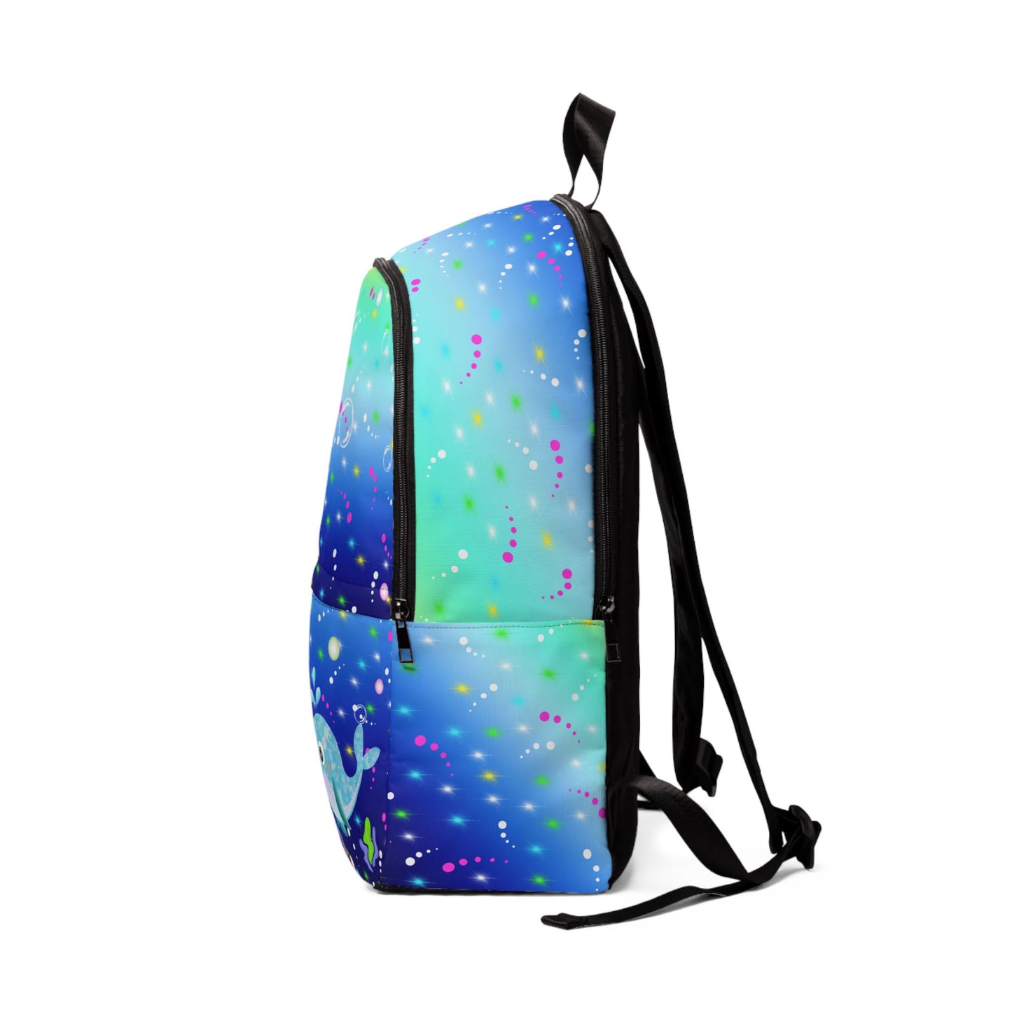 Shiny Ocean Whales Backpack
