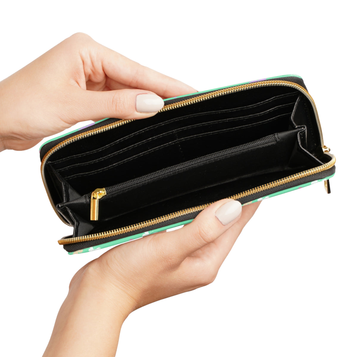 Tulip Butterflies Zipper Wallet