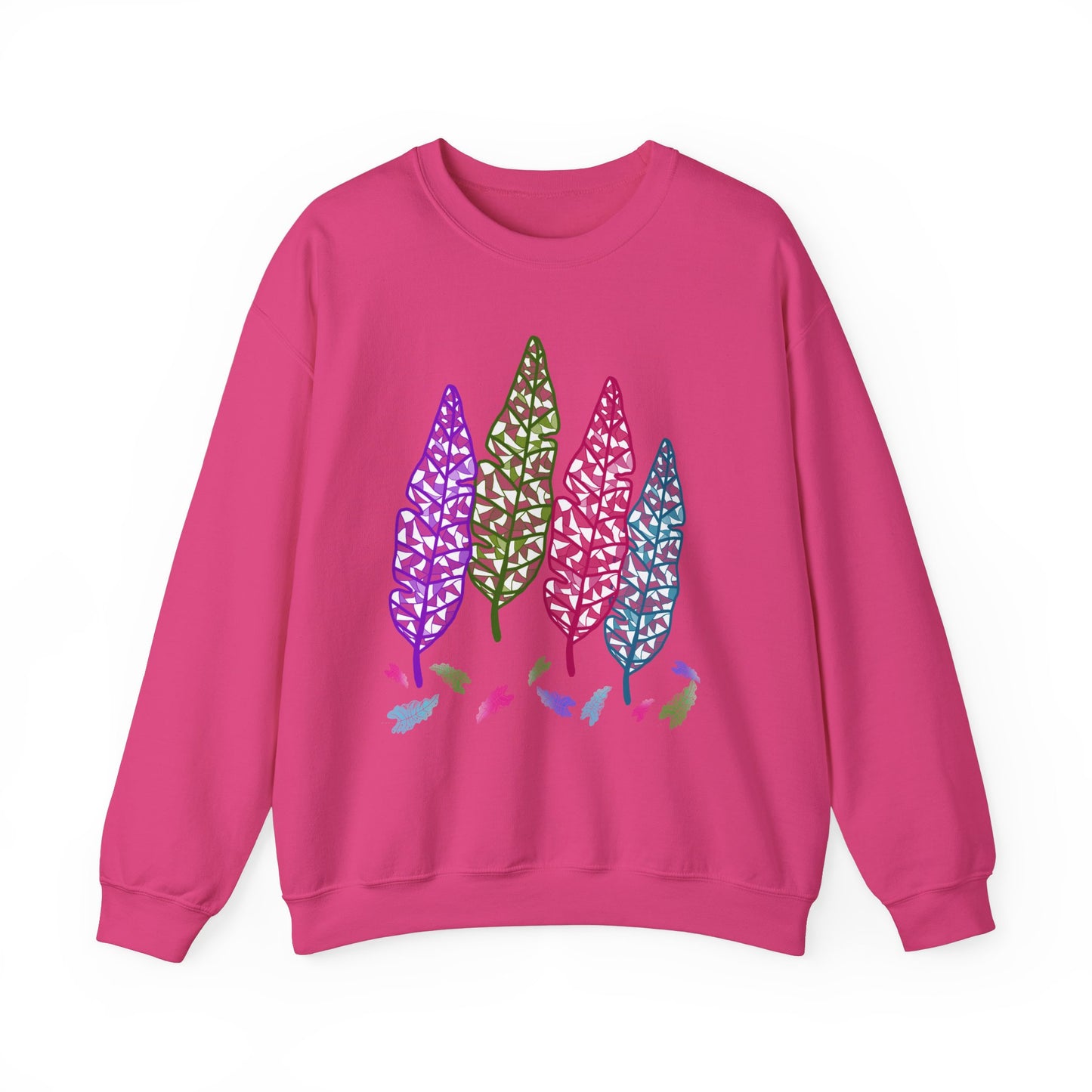 Tree Leaves Crewneck Sweatshirt