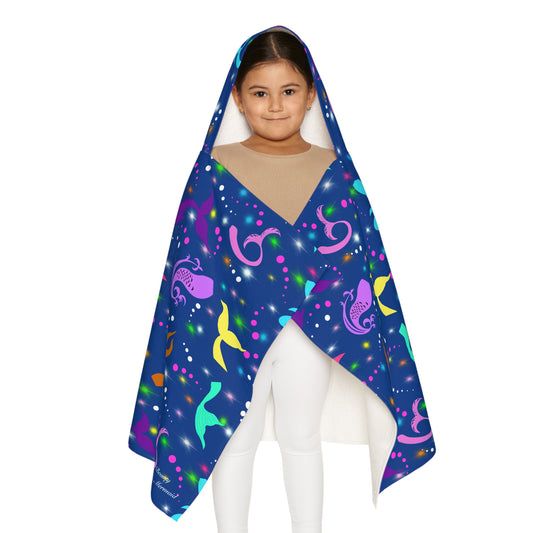 Mermaid Tail Youth Hooded Towel