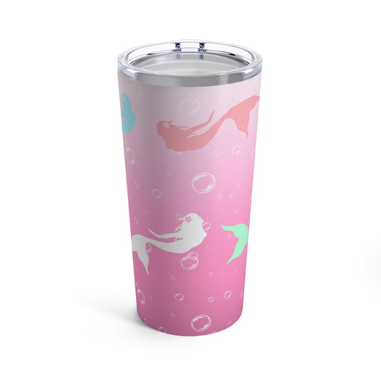 Mermaid Light Pink Ocean Tumbler 20oz